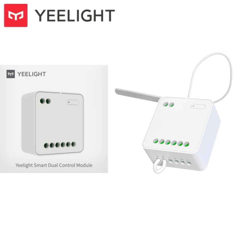 Yeelight Smart Dual Control Module 220V Bidirectional Wireless Relay Controller For Smart Home is suitable For Mi Home APP