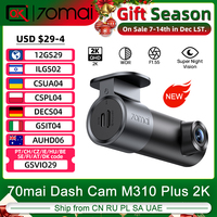 70mai Dash Cam M310 Plus 2K 24H Parking Mode Super Night Vision Support Buffered Emergency Recording and Time-Lapse Recording