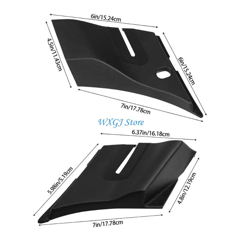 37JE واقي الزجاج الأمامي لمواقف السيارات الخارجية 1500 2500HD 3500HD مادة HDPE مضادة للخدش تصميم مقاوم للرياح 15946003 15946004