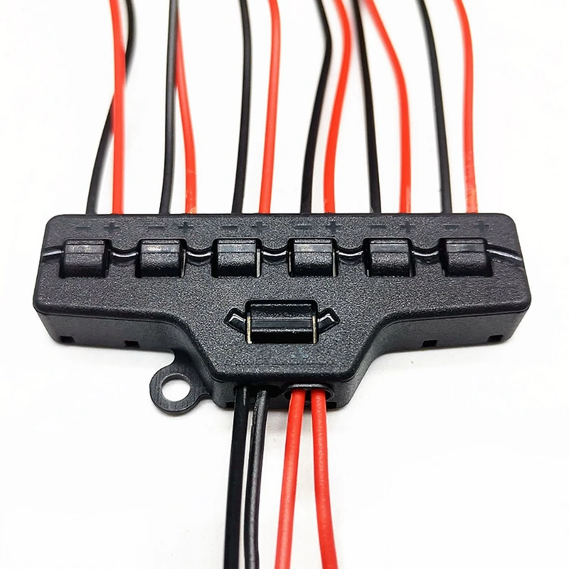 6-Port-Schnellspalter, Out Line Splitter, Quick Connect Out Line Splitter, Beleuchtung, LED-Streifen, Modellbeleuchtung, Eisenbahn-Layout