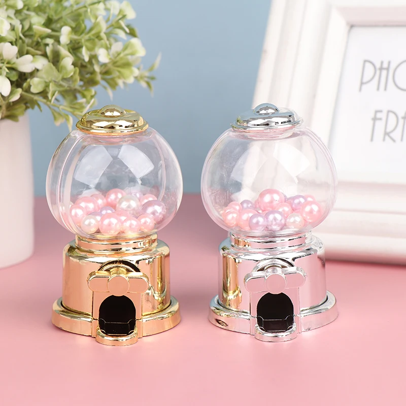 Sweets Mini Candy Machine Bubble Toy Dispenser Coin Bank Kids Gift Toy Decor