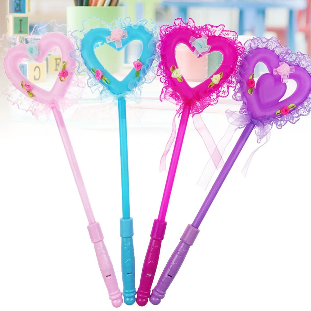 Love Heart Flashing Glow Sticks for Party