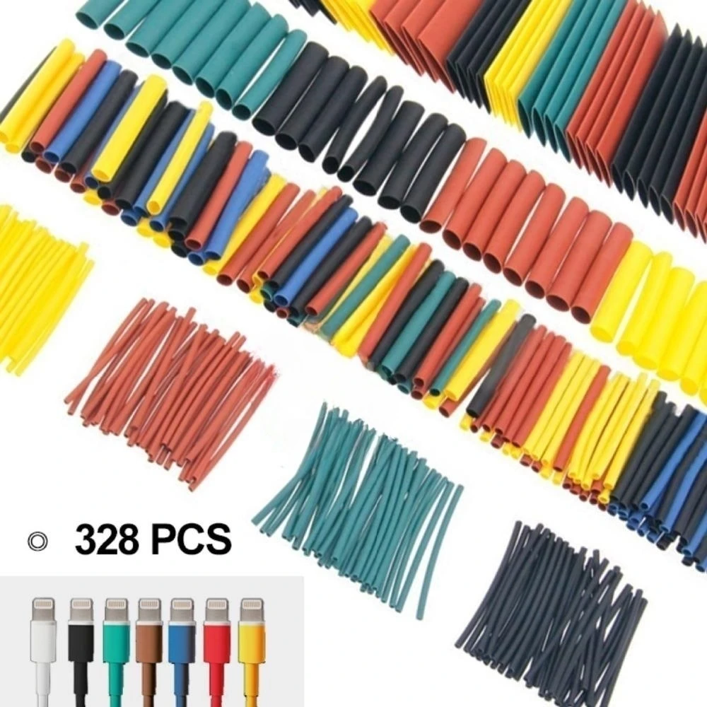 800/530/280/127pcs Insulated Heat Shrink Tubing Colorful Heat Shrinkable Tubing Boxed DIY Kit Heat Shrinkable Waterproof Tubing