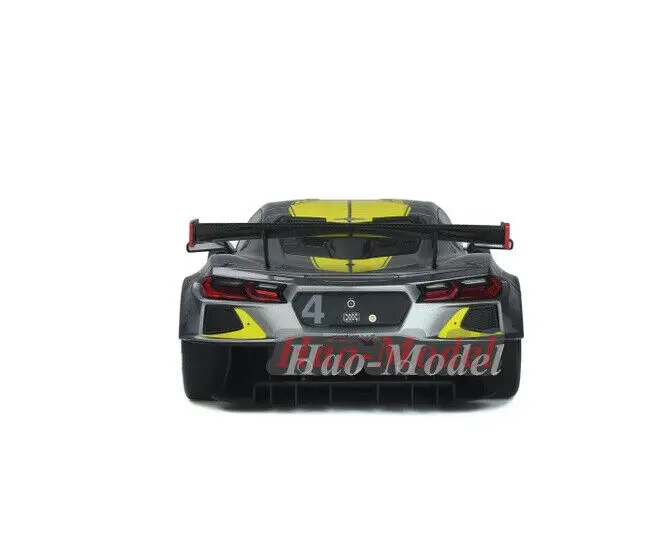 GT Spirit für Chevrolet Corvette C8 R Harz Druckguss Modell auto Simulation Spielzeug Jungen Geburtstags geschenke Hobby Display Ornamente