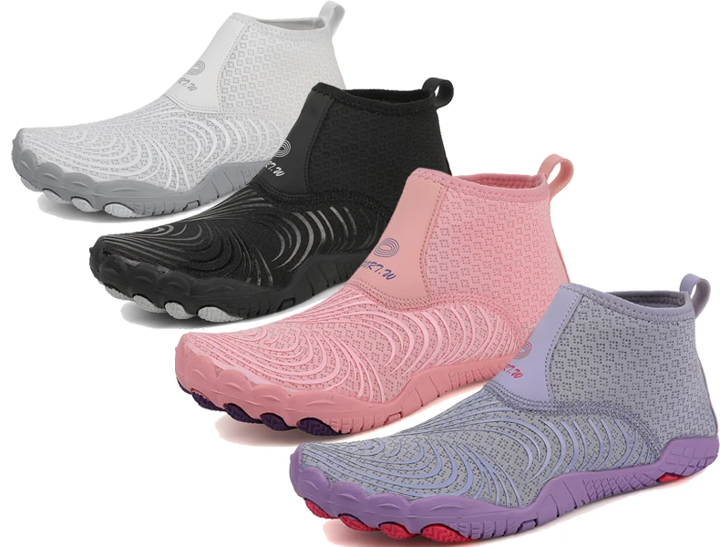 EOCENE High-Top Wasserschuhe für Tauchen, Indoor-Springseiltraining, Yoga, Barfuß-Schwimmen, Strand, Schnorcheln, Surfen, Fitness, Schnittschutz – Detail 1