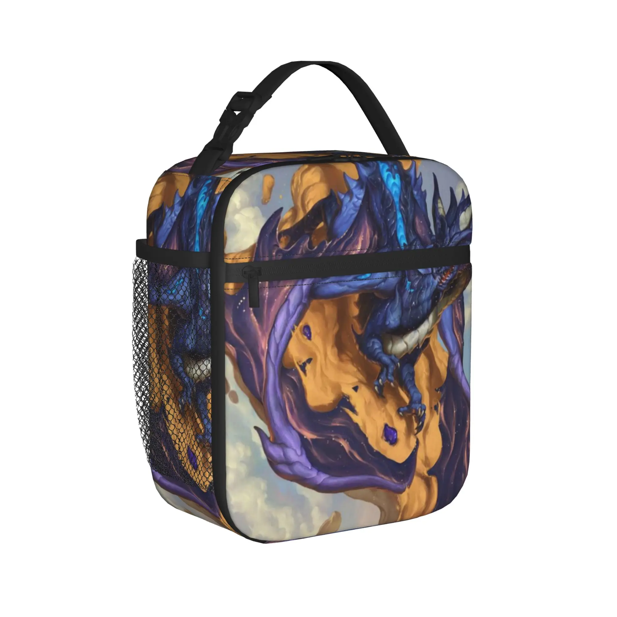 Monster Hunter Rise Brachydios Insulated Lunch Bags Cooler Bag Lunch Container Game Kanji Risemonster Tote Lunch Box Food Bag