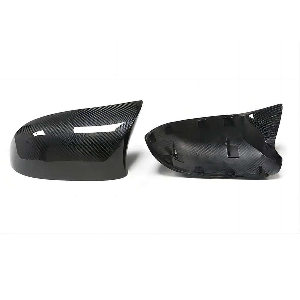 Replacement Rearview Side Mirror Covers Cap For BMW F25 F26 F15 F16 X3 X4 X5 X6 M Style Dry Carbon Fiber Casing Shell