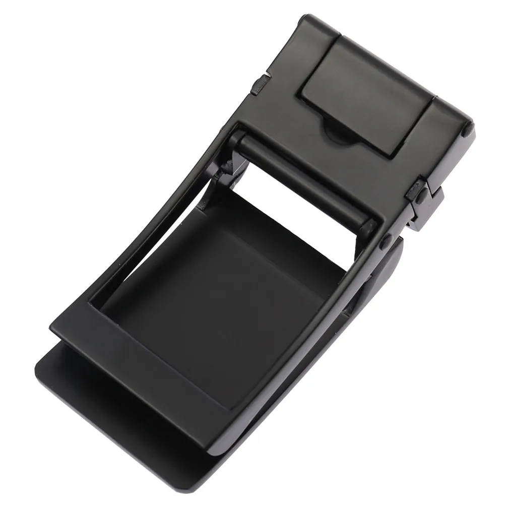 2pcs-men's-black-specular-alloy-belt-buckle-automatic-ratchet-design-scratch-resistant-for-belt-formal-business-use