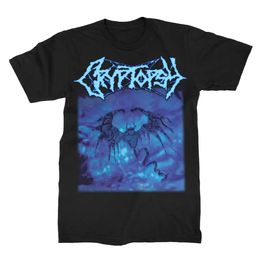 Pop Cryptopsy Band Graphic Cotton T-shirt Unisex Summer Short Sleeve Fashion Brand Tee Luxury Casual Vintage Retro Top