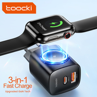 Toocki 3 in 1 20W Magnetic Wireless GaN Charger For iPhone Apple Wacth Fast Charging For iPhone 16 15 14 Airpod Samsung Huawei