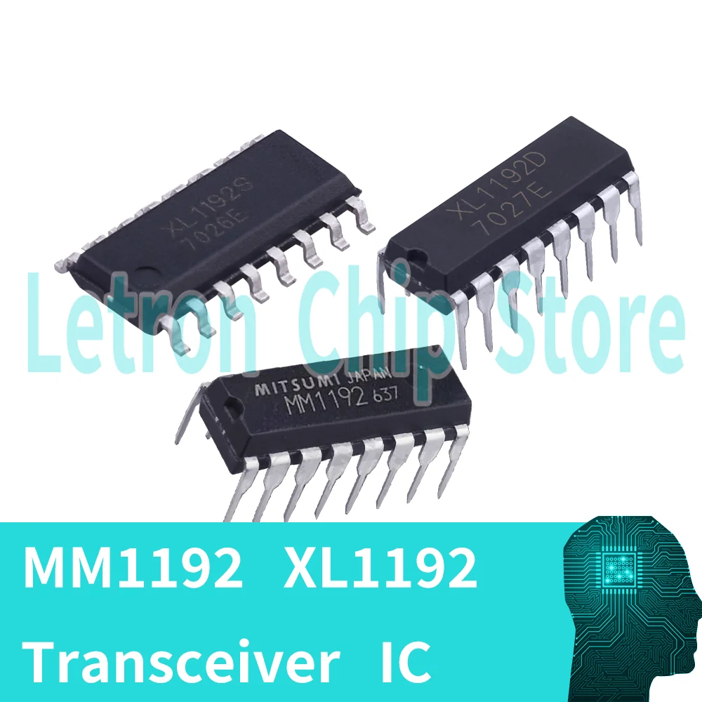 5PCS MM1192XD  MM1192 DIP16 XL1192D XL1192S HBS-Compatible Driver and Receiver