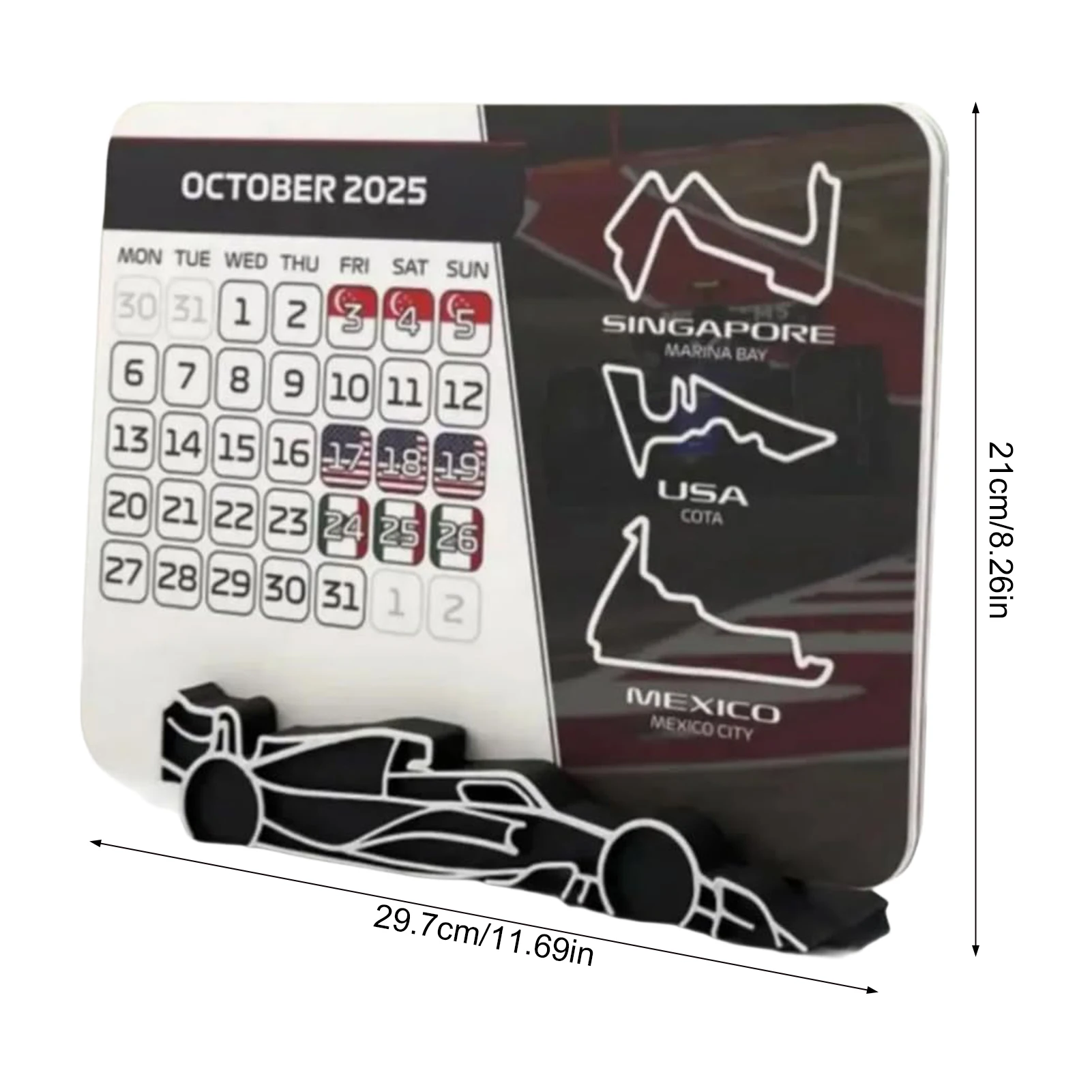 2025 مخطط التقويم الرياضي المسار الأحداث الكبرى للتخصيص جدول جدار المسح الجاف لفرق التدريب ديكور المكتب حجم A4 #6