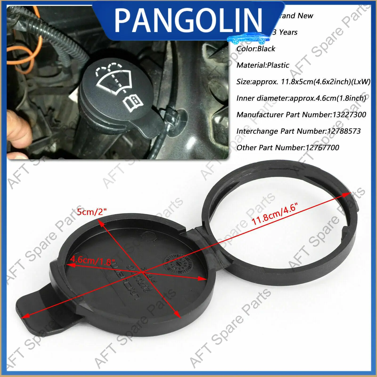 

PANGOLIN Water Bottle Cap 13227300 Replacement Fits Chevrolet GM Buick Vehicles Perfect Replacement Lid Durable Secure Fit