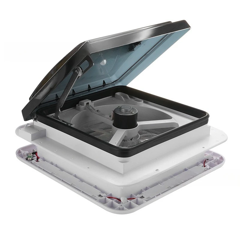 

RV Ventilation Caravan Exhaust Fan RV Modified Accessories with LED Exhaust Fan English Version