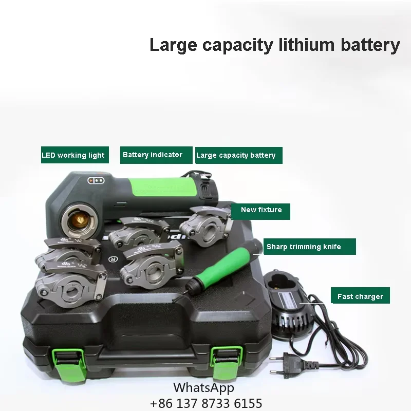 ST-E800A Electric Tube Expander Auto Flare Depth Control Crack Prevention Copper Tube Flaring Refrigeration System Maintenance