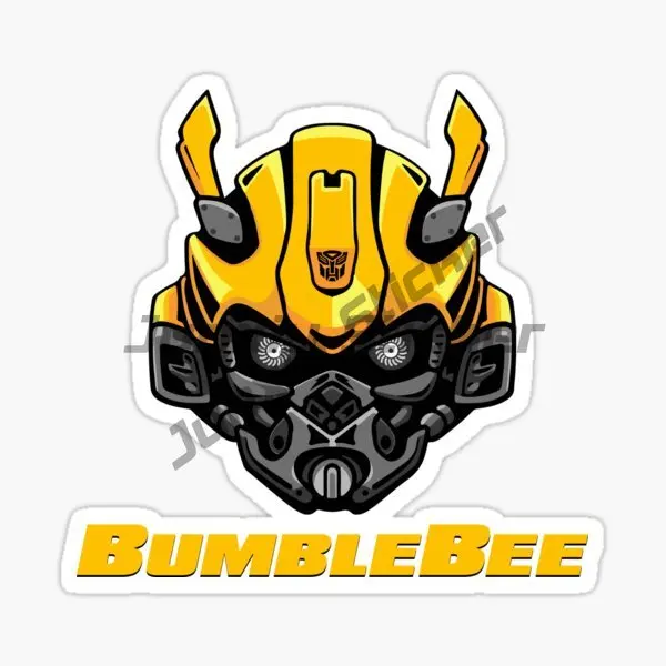 Transformers Bumblebee Optimus Decepticon Catoon adesivo creativo Laptop moto auto camion casco finestra Racing Camper decalcomania