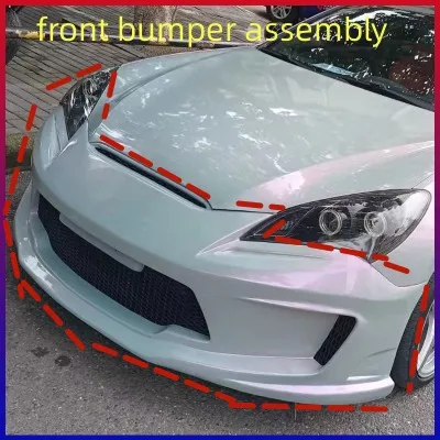 Body Kit Front Rear Bumper Assembly for Hyundai Rohens Coupe 2009-12 surround convert side skirt rear lip Auto Accessories