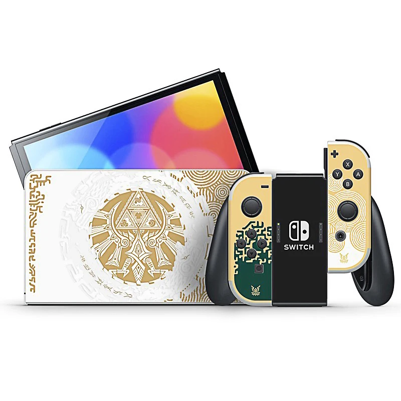 Zelda Tranen Van Het Koninkrijk Limited Console Skin Sticker Voor Nintendo Switch Oled Ns Joy-Con Controller Dock Switch Accessoires