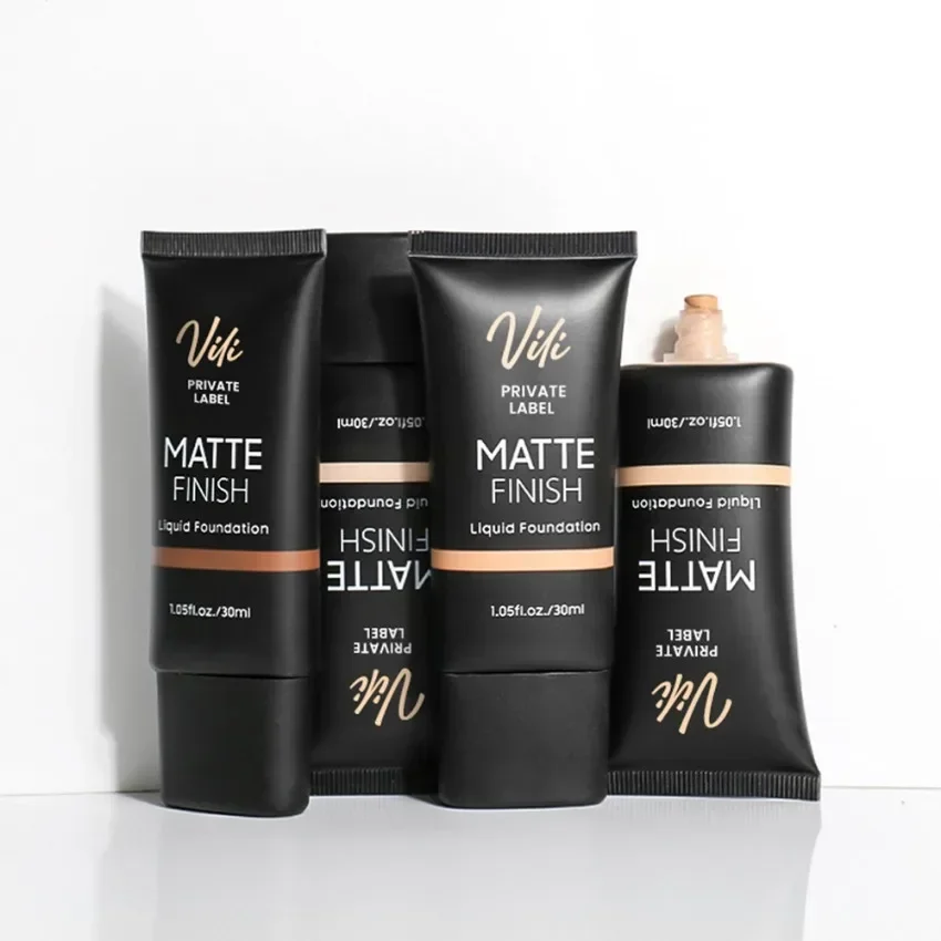 

Private Label 30ml Tube Liquid Foundation Long Lasting Waterproof Sweat Proof Matte Custom Logo Makeup Wholesale Cruelty Free