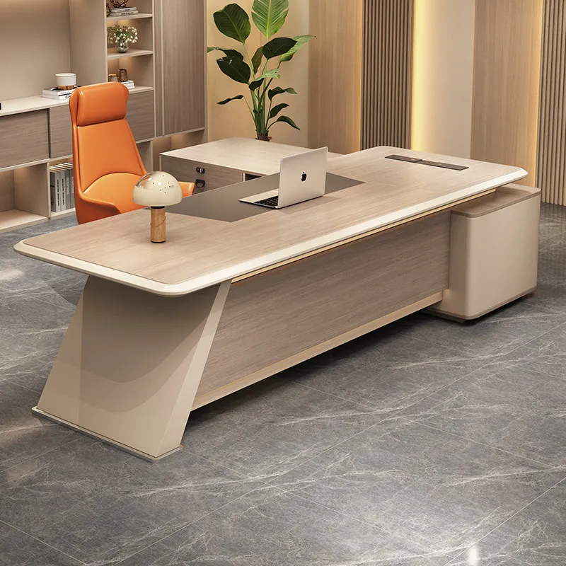 

Stand Organizer Office Desk White Organizer Modern Corner Executive Desk Computer Study Mesa Para Computador Office Furniture