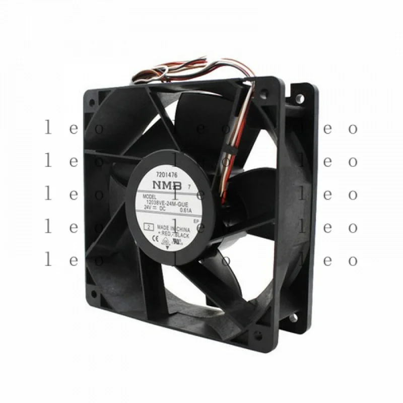 

FF For NMB 12038VE-24M-GUE 12038 24V 0.61A 12cm Large Air Volume Cooling Fan 4-wire