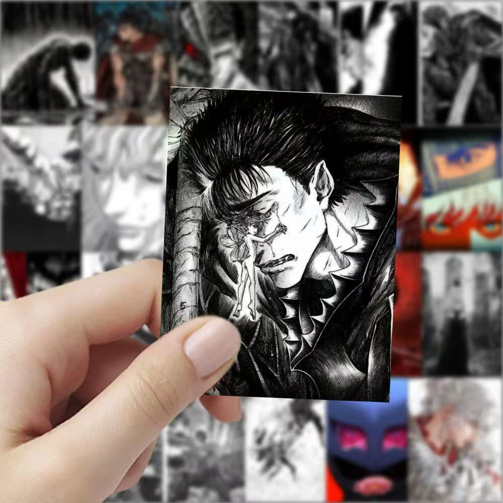 10/30/59pcs Berserk Anime Stickers Cool Guts Cartoon Sticker Laptop Luggage Suitcase Motorcycle Phone Waterproof Griffith Decals