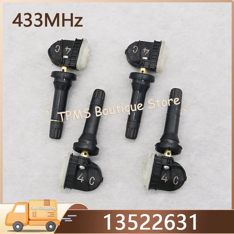 

13522631 4 шт., 433 МГц, система контроля давления в шинах, датчик TPMS для Cadillac Escalade XT4 Chevrolet Blazer Malibu Buick Enclave