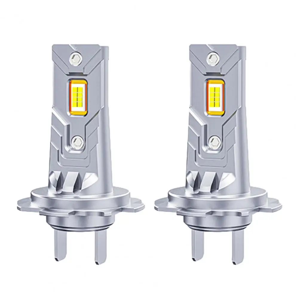 

Сверхъяркие Автомобильные фары, высокопроизводительные светодиодные лампы для автомобильных фар H7 H4, 600 лм, ярче, замена «Plug Play» для автомобиля