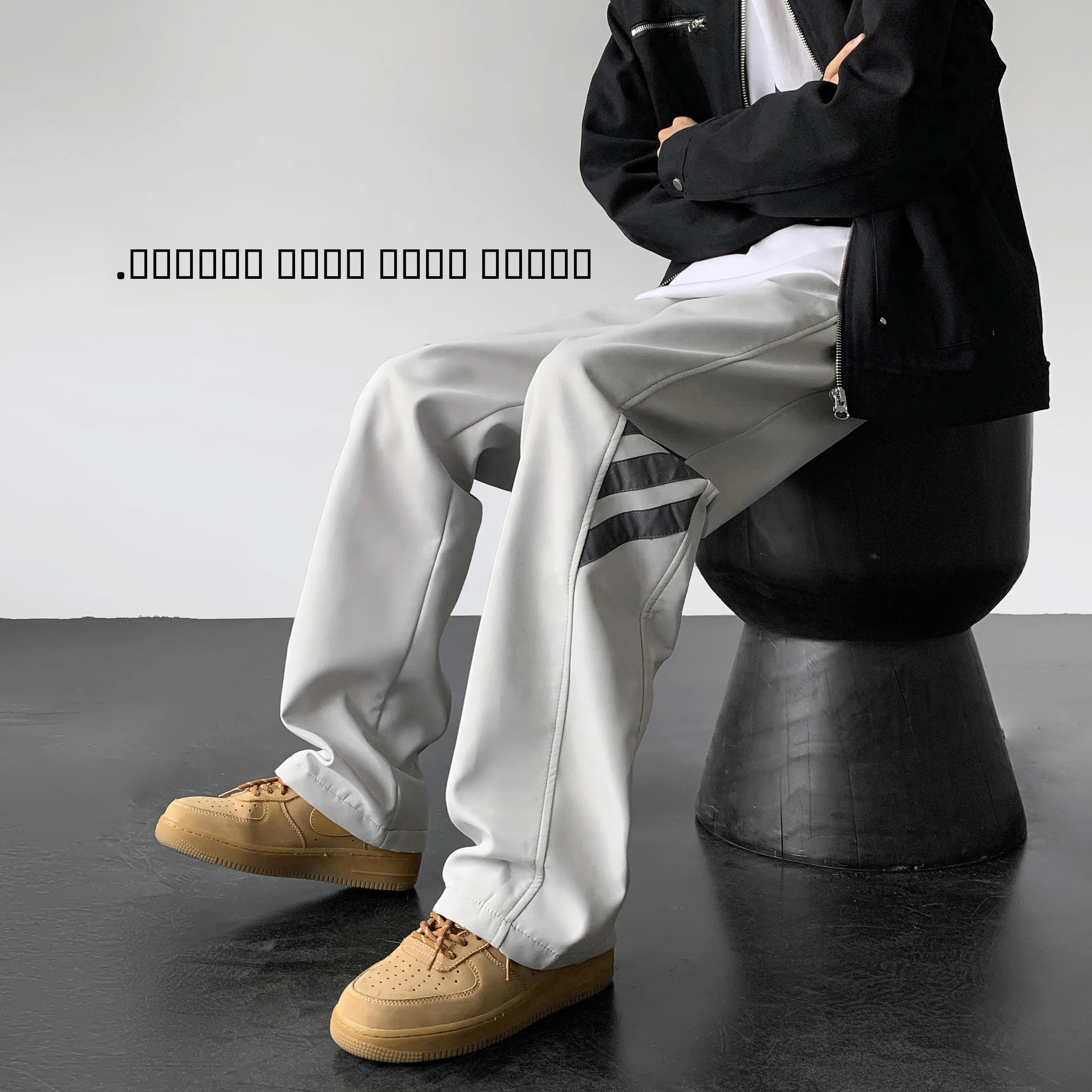 

Thiened Fce Winter Outdoor Sports Pants Men's Casual Trousers Windproof Waterproof American Functional Paratrooper Pants