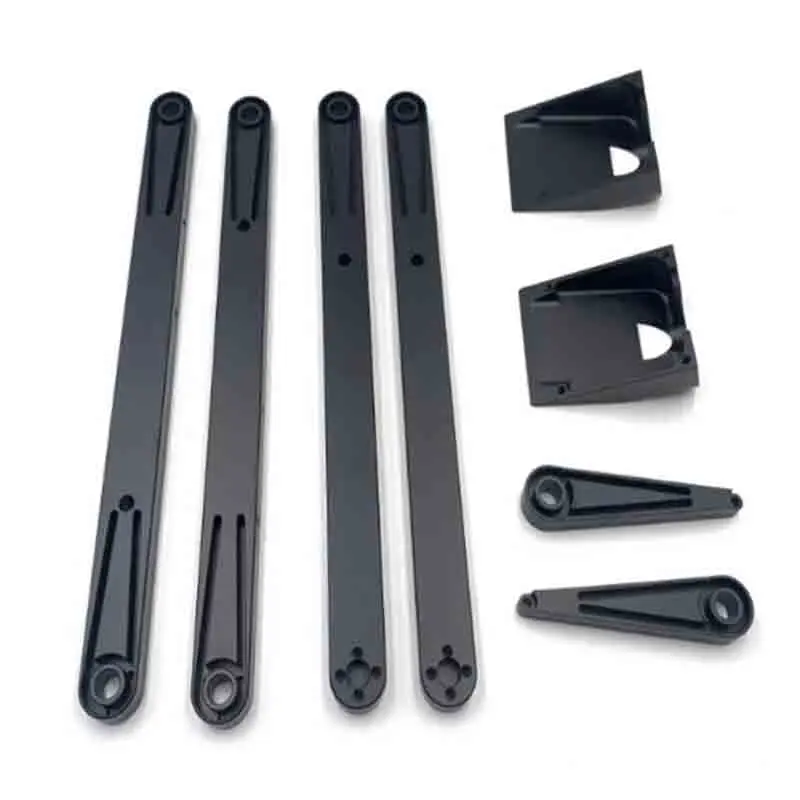 Customized Black Aluminum Oxide Precision Parts Cnc Milling Machining Service OEM Manufacturing Production