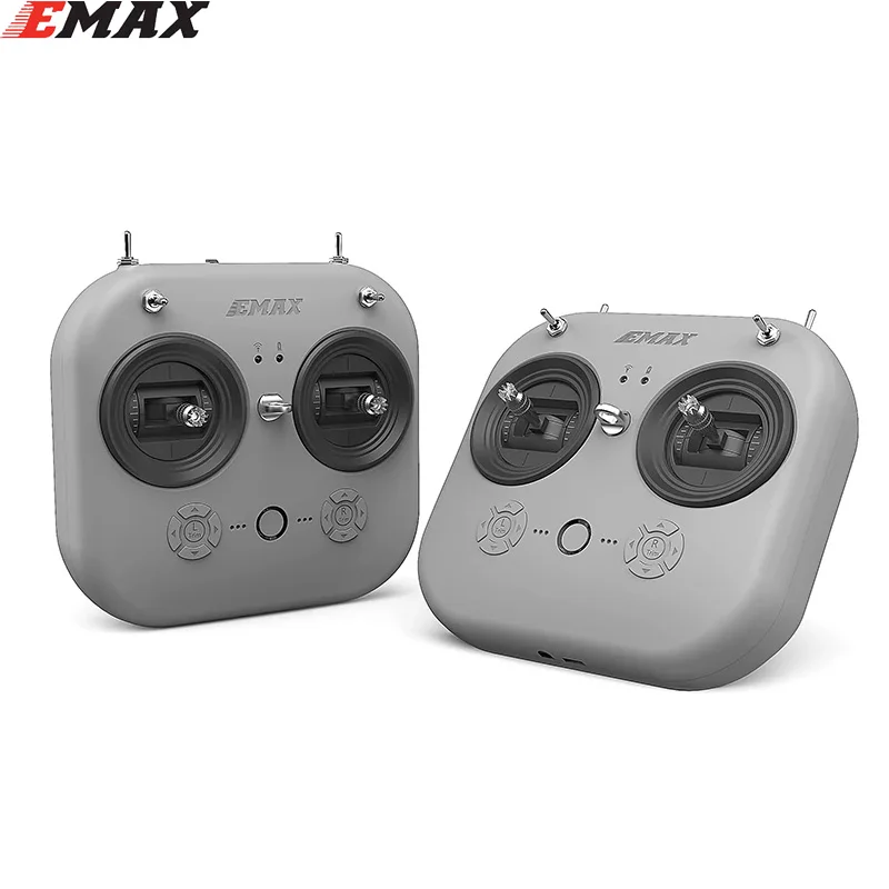 EMAX Tinyhawk III FPV Tinywhoop Drone pengganti E8 2.4G 8CH frekuensi ganda kiri kanan saklar Mode2 pemancar Radio