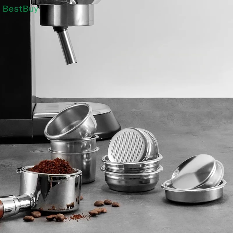51/54/58 مللي متر القهوة سلة المرشح استبدال الفولاذ المقاوم للصدأ القاع Portafilter إسبرسو تصفية اكسسوارات أداة باريستا #2