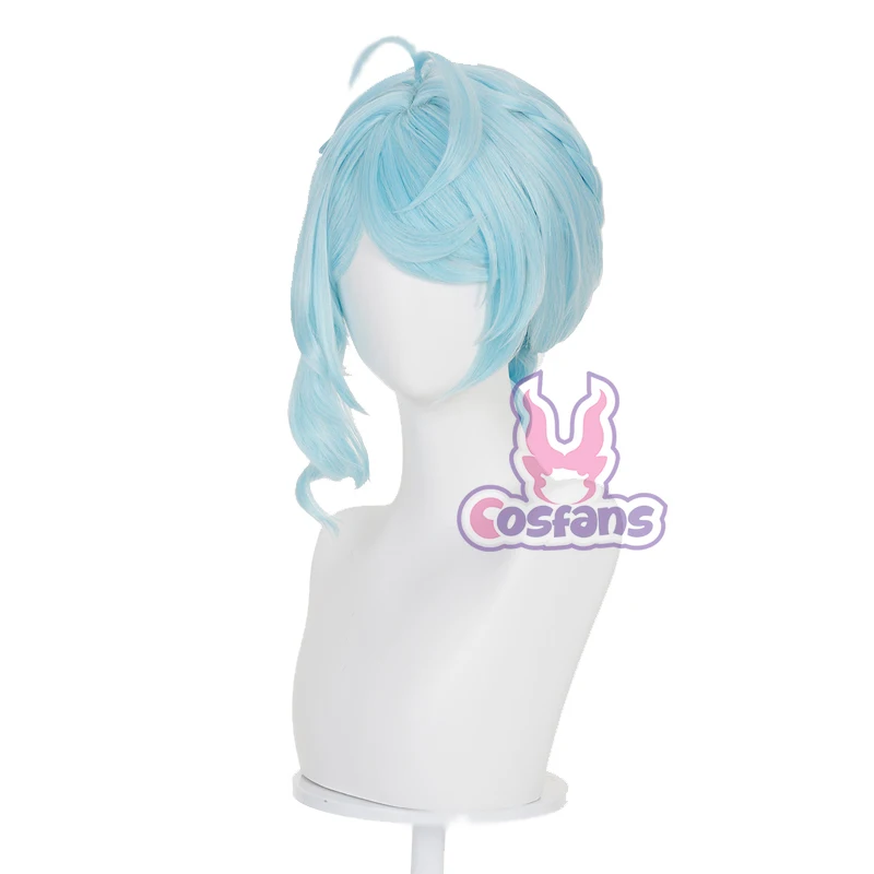 젠리스 존 제로 Xide 코스프레 가발 블루 롱헤어 가발 블루 헤어 스타터 아머 귀여운 소녀 할로윈 카니발 롤플레잉