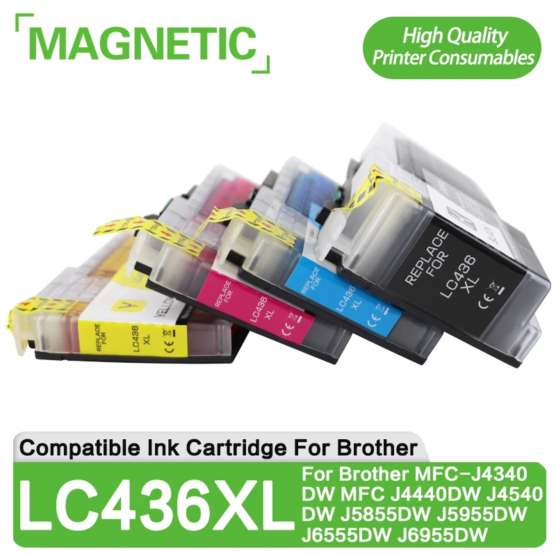 

LC436 LC436XL Compatible Ink Cartridge For Brother MFC-J4340DW J4440DW J4540DW J5855DW J5955DW J6555DW J6955DW J6957DW Printer