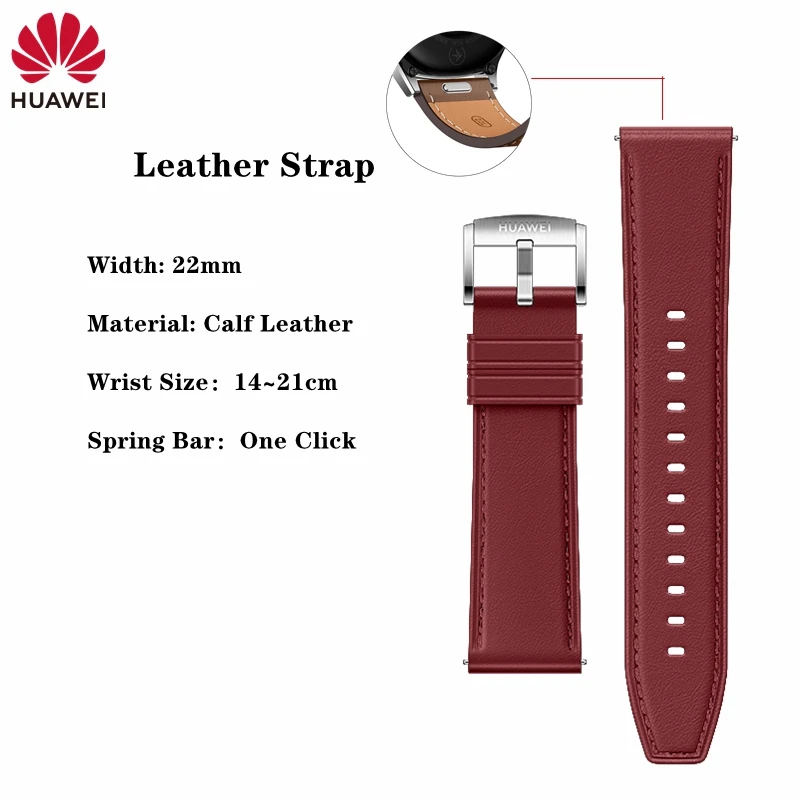 Original 22mm FKM Nylon Composite Watch Strap for Huawei GT5 Watch