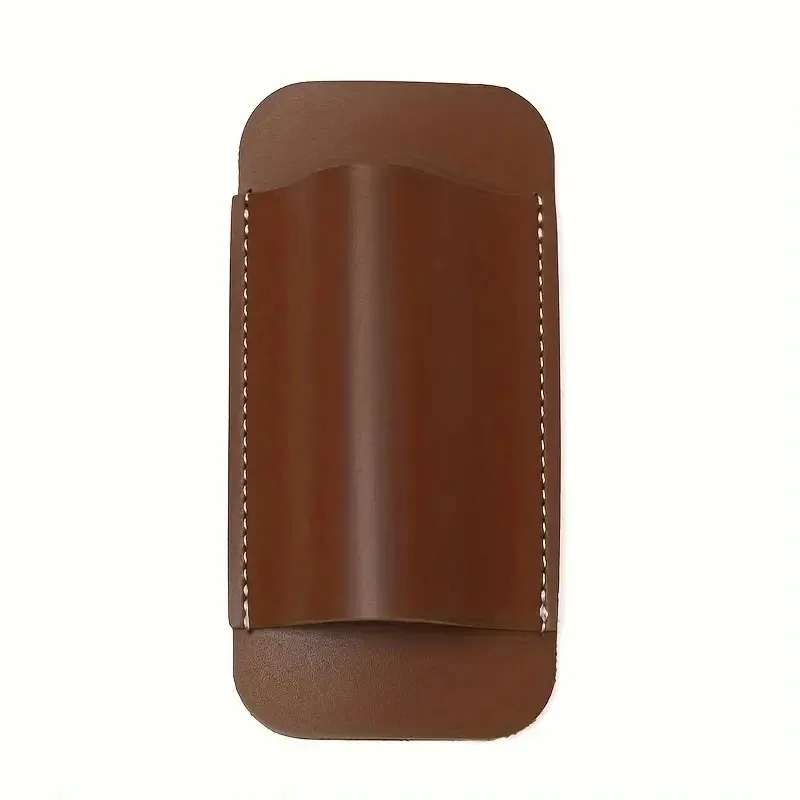 الجلود سكين للفرد غمد 5 بوصة في الهواء الطلق الخصر الحقيبة حزام حلقة جبل الثقيلة شفرة حماية المحمولة سكين حقيبة للتخزين #4