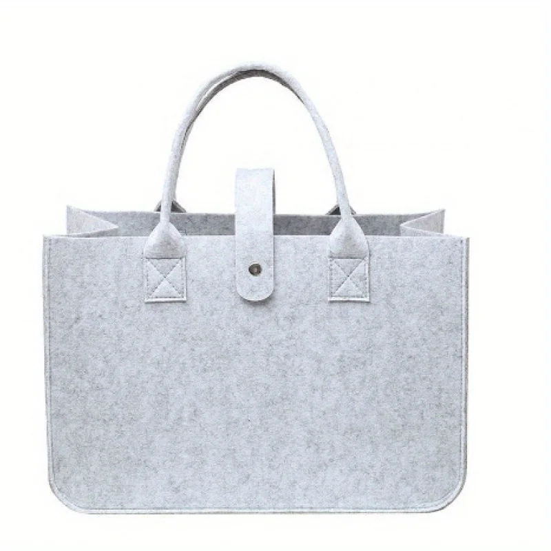 1/2 قطعة أكياس تسوق قابلة للطي، حقيبة مستطيلة مقاومة للتسرب مع قابض، حقائب حمل متعددة الاستخدامات للألعاب والبقالة