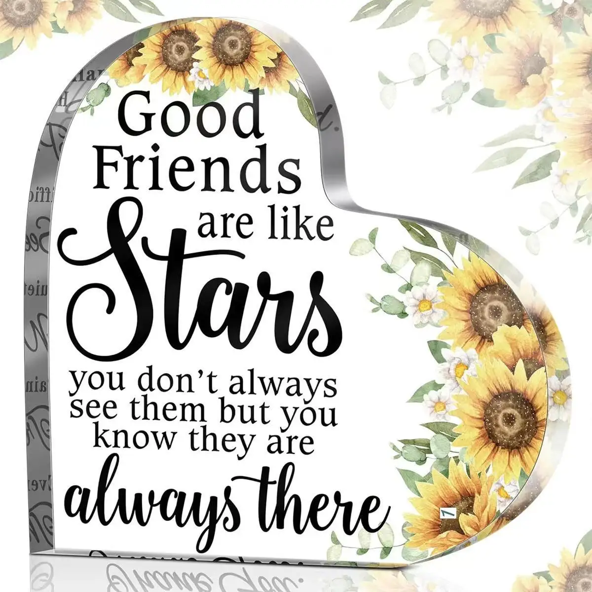 

New product in stock Valentine's Day Love Transparent Acrylic Mother's Day Father's Day Tabletop Ornament