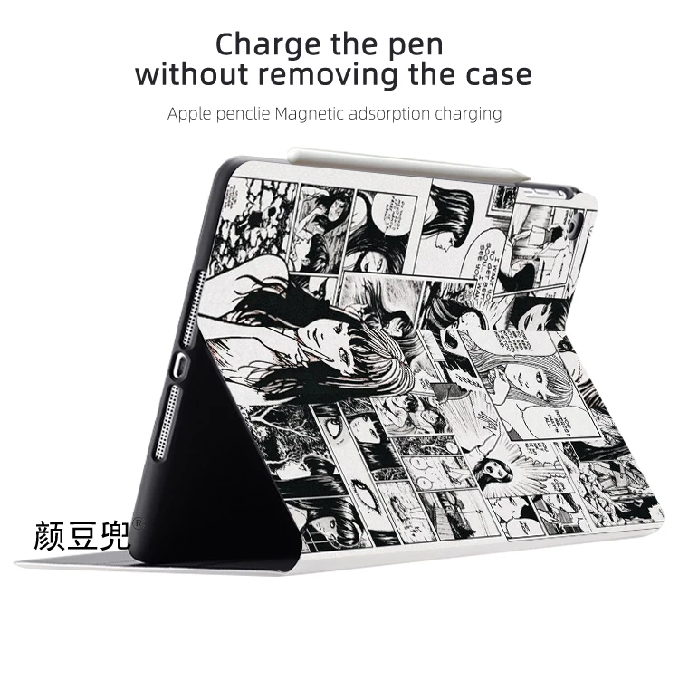 Junji Ito Fujiang Anime Case For iPad 10.2 inch 8th 10th Air 4 5th Mini 5 6 Case Luxury Silicone For iPad Pro 11 12.9 inch 2023