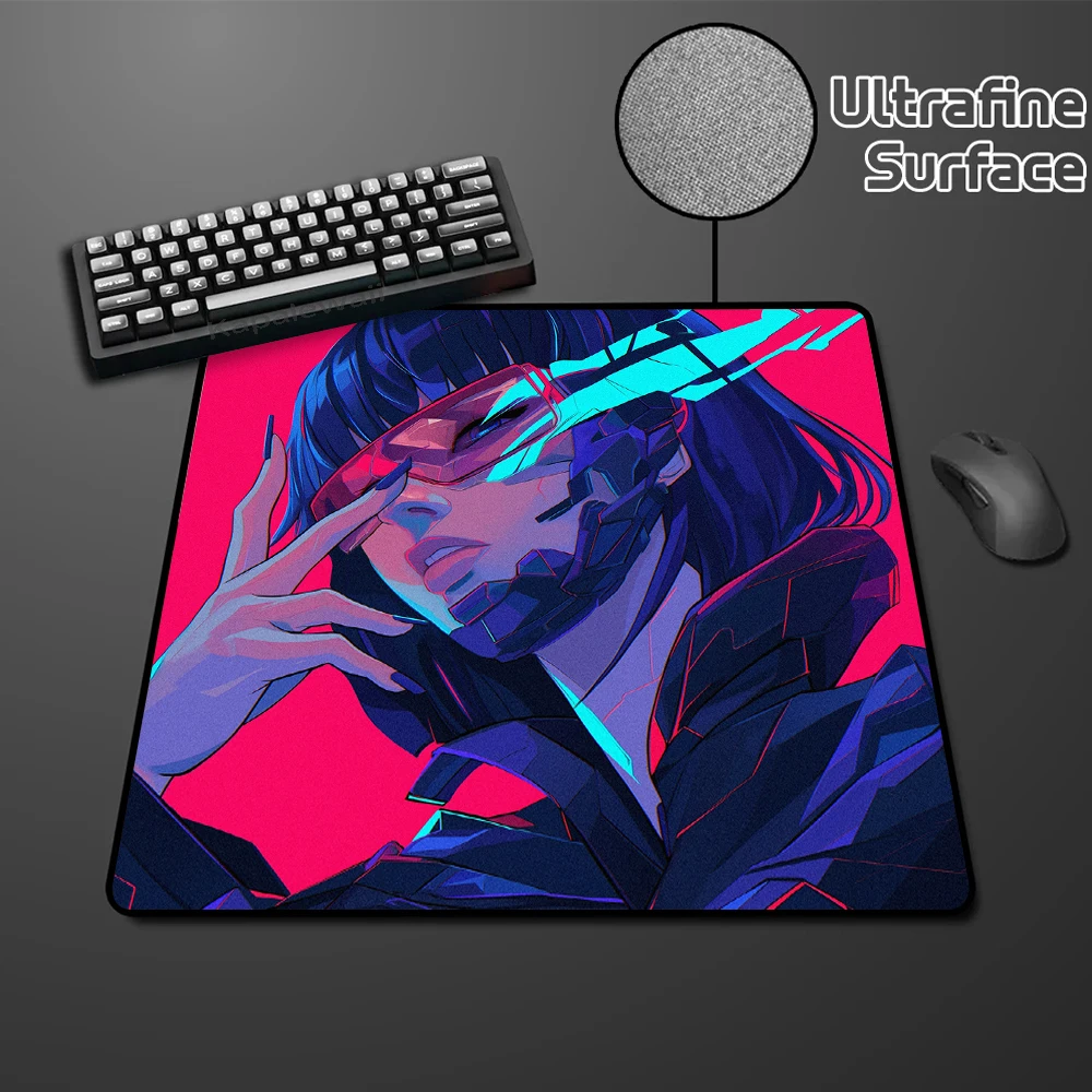 Speed Gaming Mousepad Anime Girl Rubber Keyboard Pads Ultrafine Surfa Mouse Pad PC Gamer Desk Mat Tapis De Souris Carpet 40x45CM