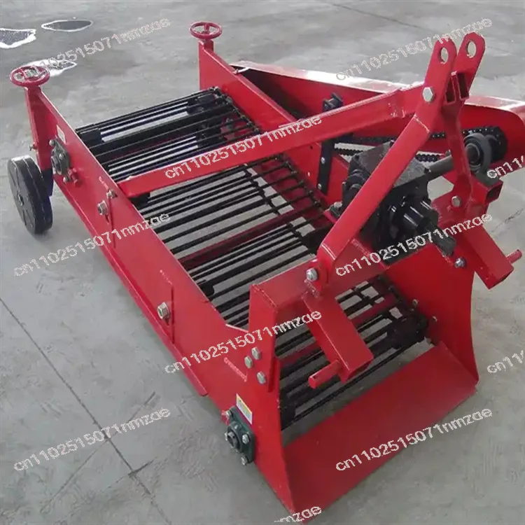 

Комбайн, установленный на тракторе, и 3-точечный копач для картофеля