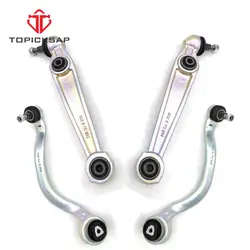 TOPICKSAP 4PCS Front Lower Forward Rearward Control Arm Ball Joint Set Kits for BMW E70 E71 X5 X6 2007 2008 2009 2010 - 2014