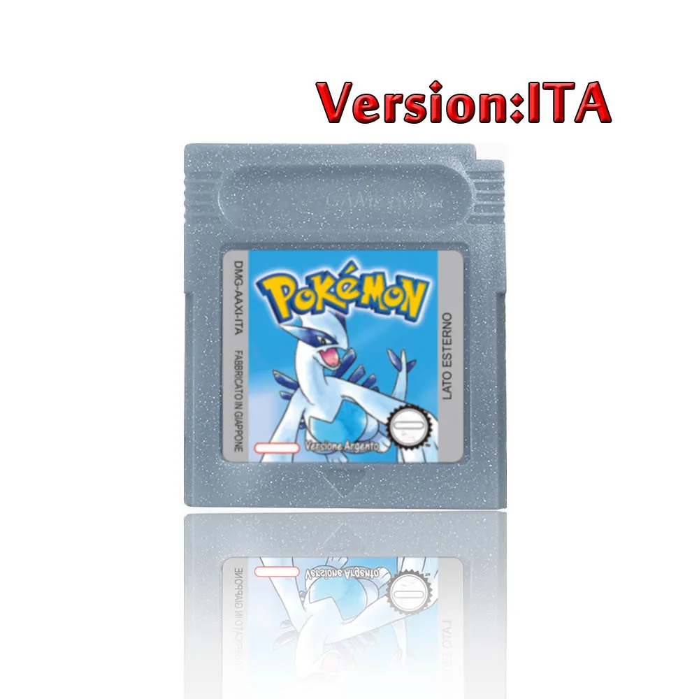 Pokemon 16 Bit Video Game Console Cartridge GBC Game Card Pokemon Series Blue Crystal Gold Green Red Silver Yellow USA Version image 3