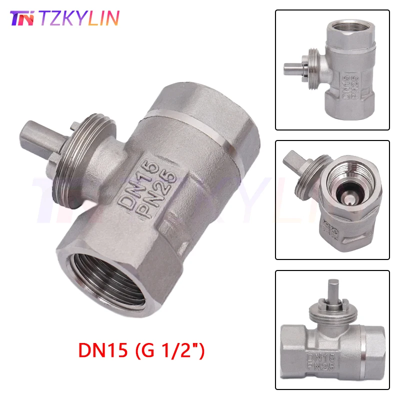 DN15 Stainless steel electric ball valve two-way valve body internal thread 1/2