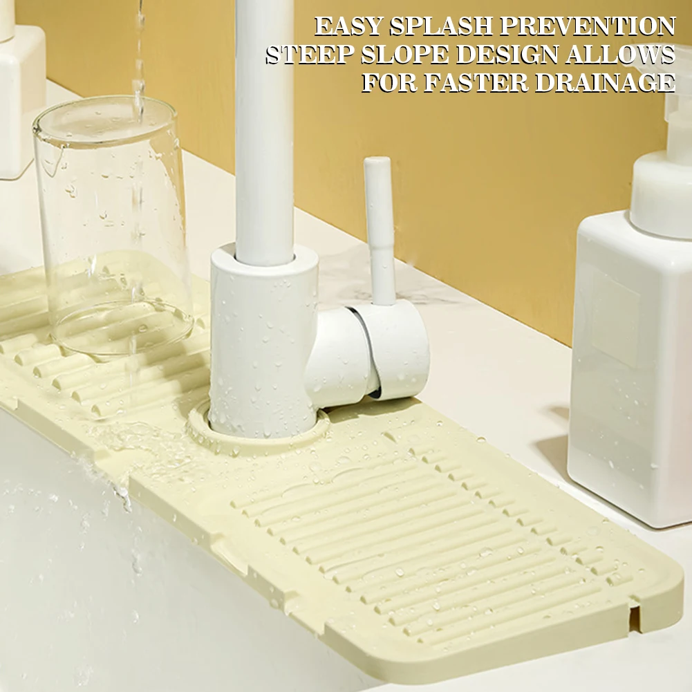 

Faucet Mat For Kitchen Kitchen Foldable Drainage Mat For Kitchen Bathroom