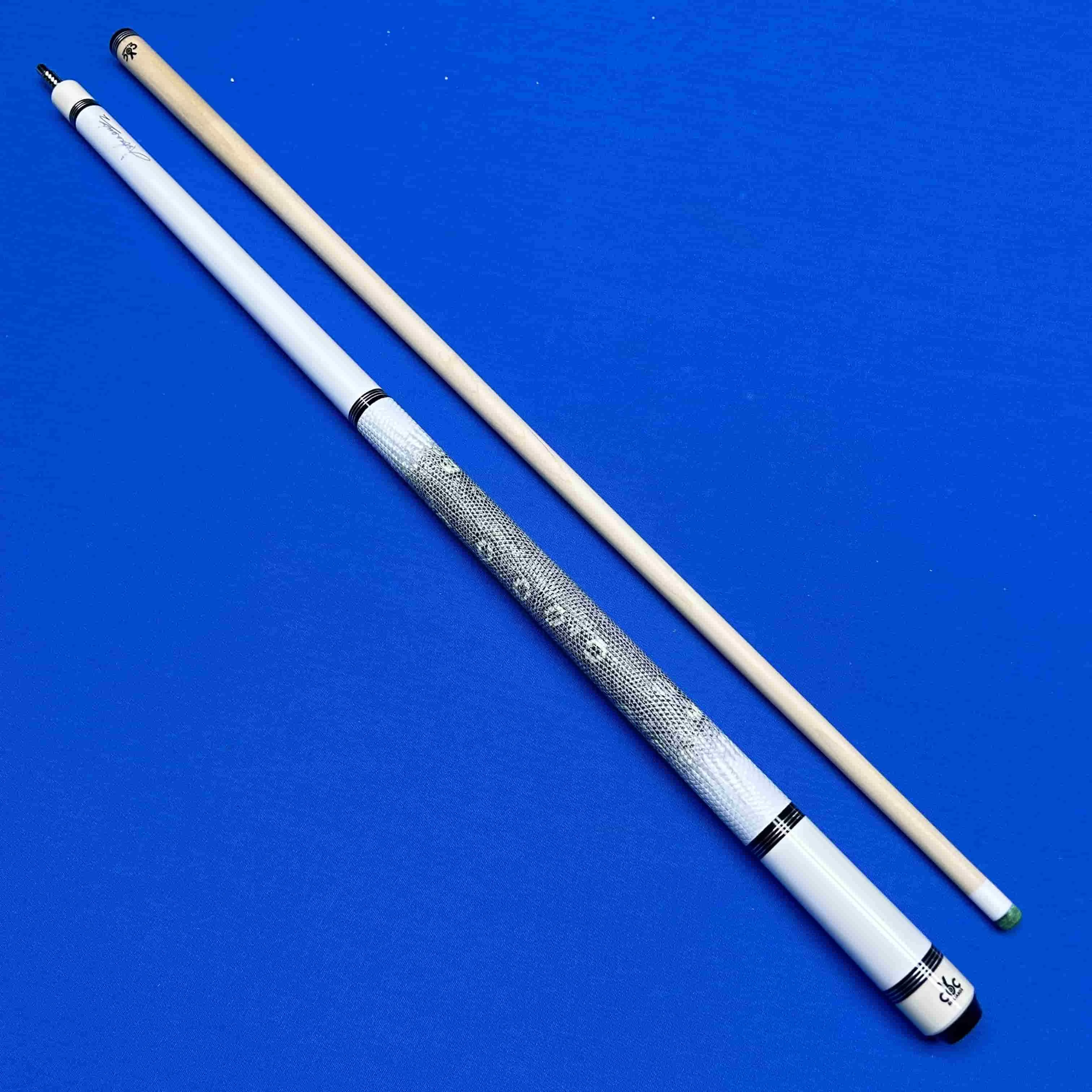 

STLF Coc Lizard Leather Grip Maple Member Cue Tip 12.5MM Layer Ferrule