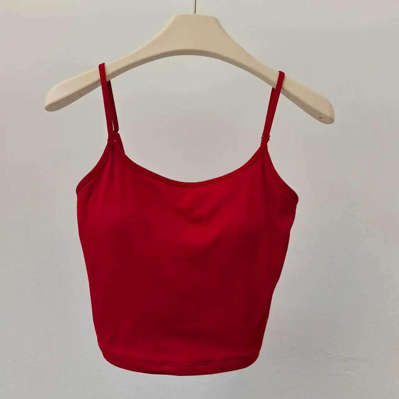 Yoga-Kleidung mit Brustpolstern, Trägertop für Damen, Kreuzgurte, Rückenfreies Pilates-Unterwäsche, Trainings- und Fitnesskleidung, Vielseitiges Oberteil – Detail 5