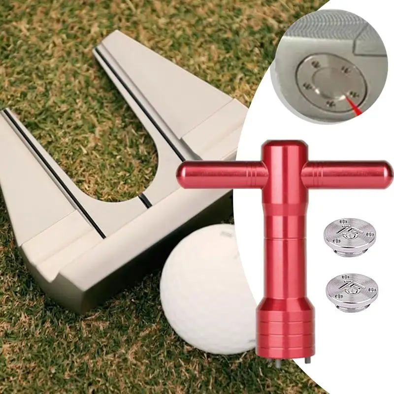 

Golf Weight Screw 3-Hole Golf Club Wrench Golf Putter Weight Set Practical Putter Wrench Tool Golf Screw Wrench Spanner Tool For