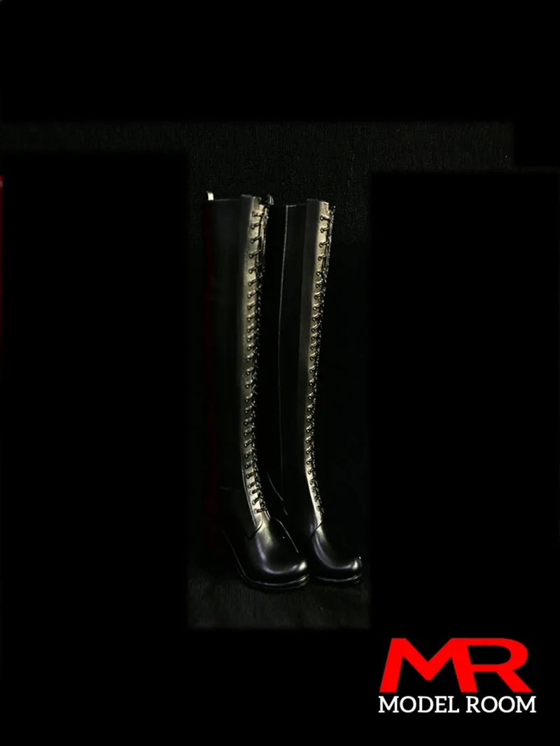 TYM160 TYM161, botas femeninas de plástico brillante a escala 1/6, zapatos sólidos, modelo apto para soldado de 12 pulgadas, pies desmontables, cuerpo de figura de acción, muñecas