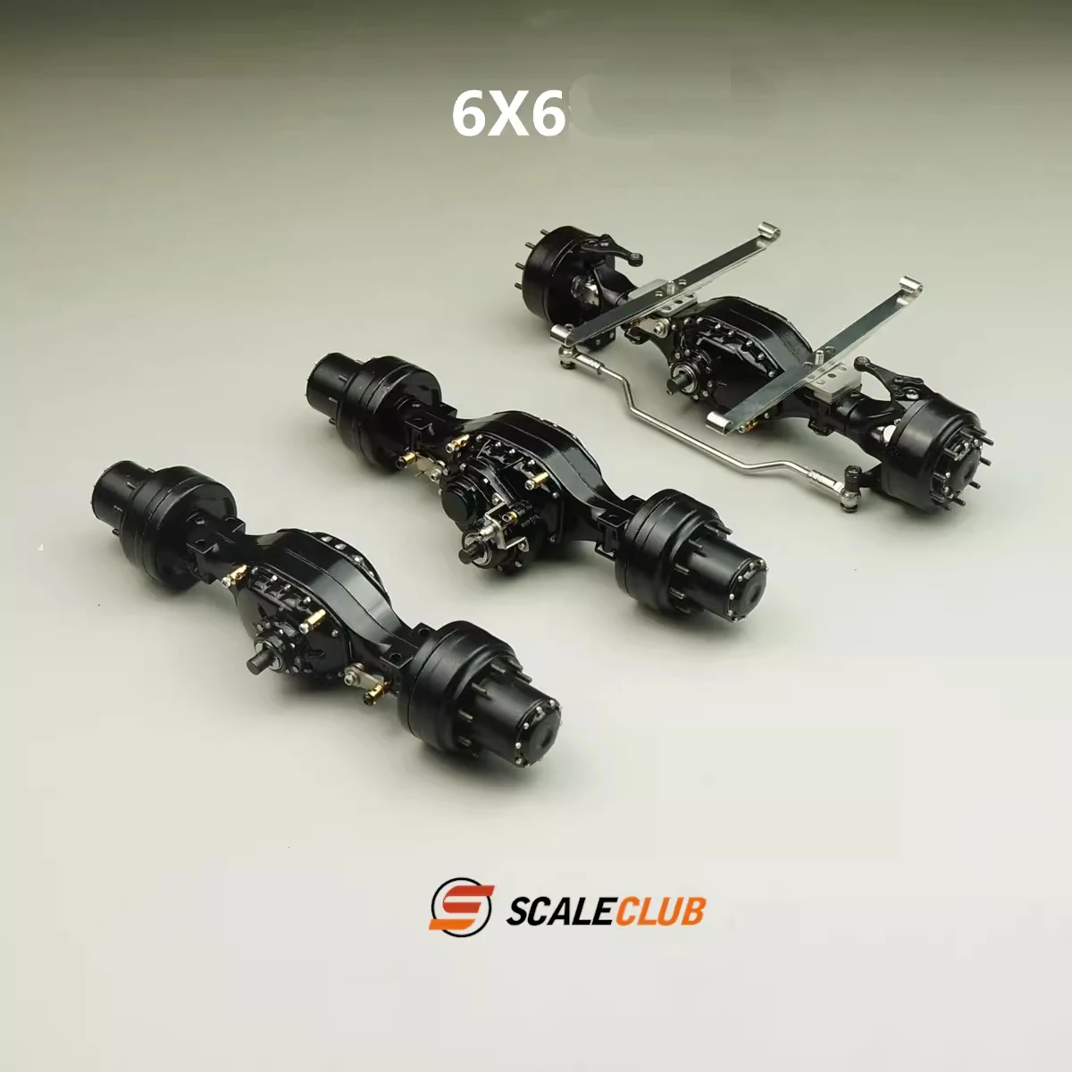 

Scaleclub 1/14 mud head drag head new wheel reduction lock difference broken transmission power rear axle